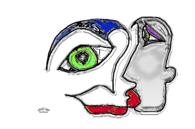 Crazy Art by me - In Her Eye